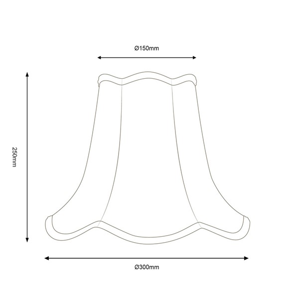 (image for) Scallop Shade Soft Grey